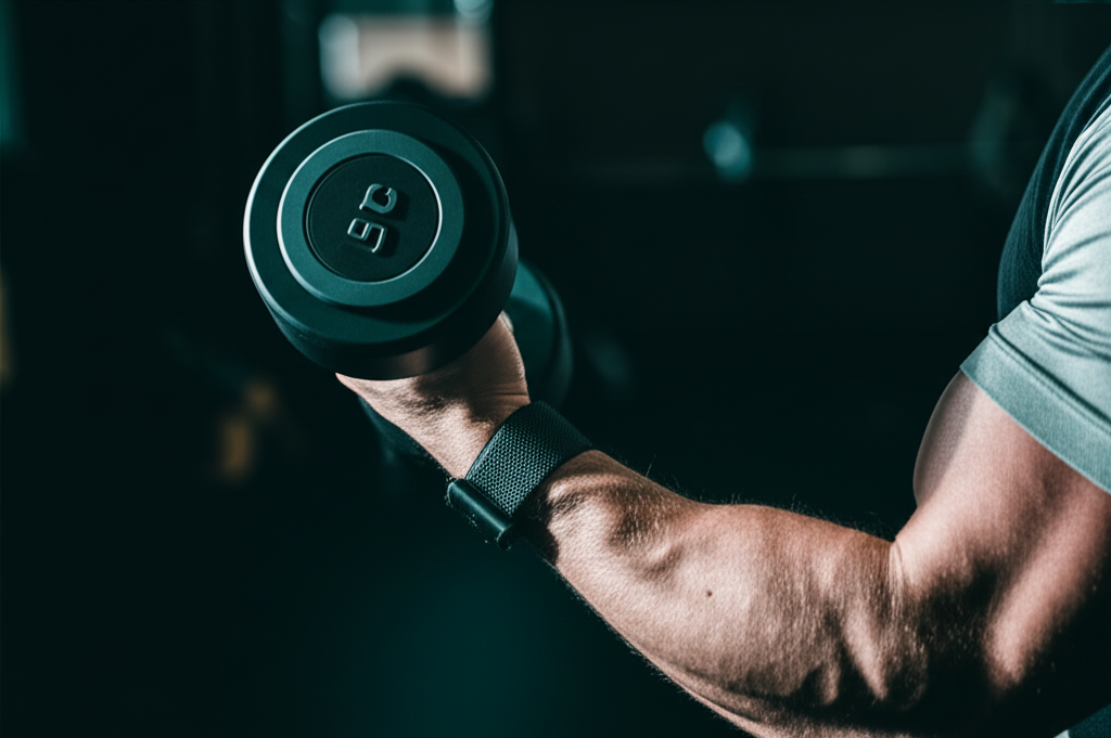 Whoop band at the gym
